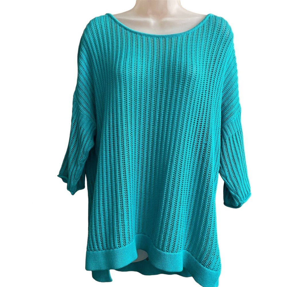 Reitmans Women’s Boat Neck Eyelet XL/TG Sweater Top